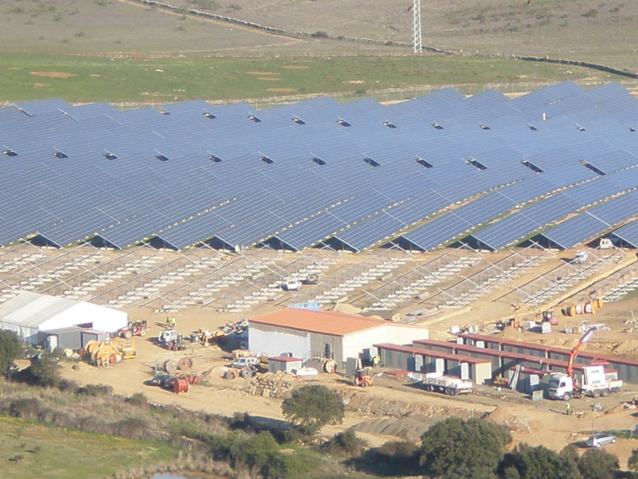 Planta Solar. Energías renovables